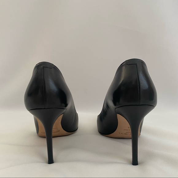 Jimmy Choo Black Kid Leather Pointy Toe Pump - Picture 6 of 9